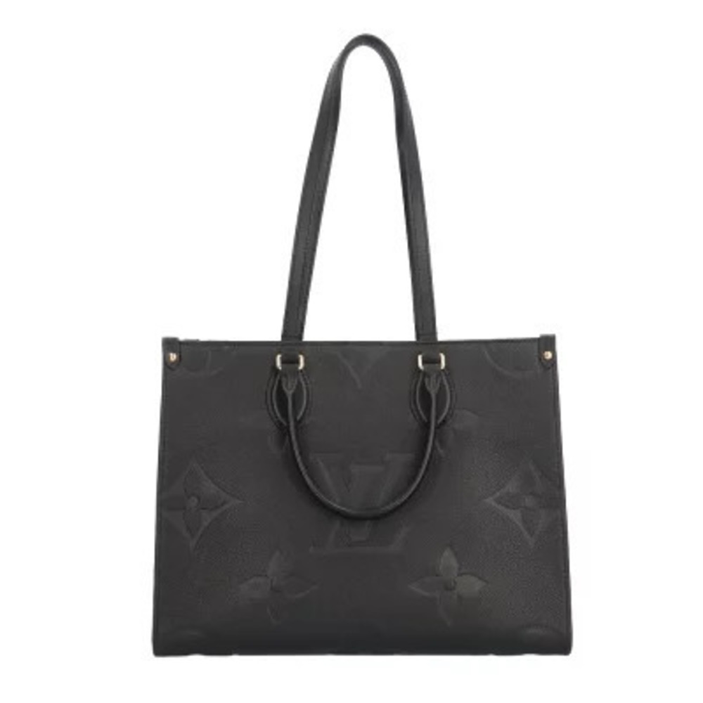 Louis Vuitton On The Go Monogram Empreinte Shoulder Bag Black